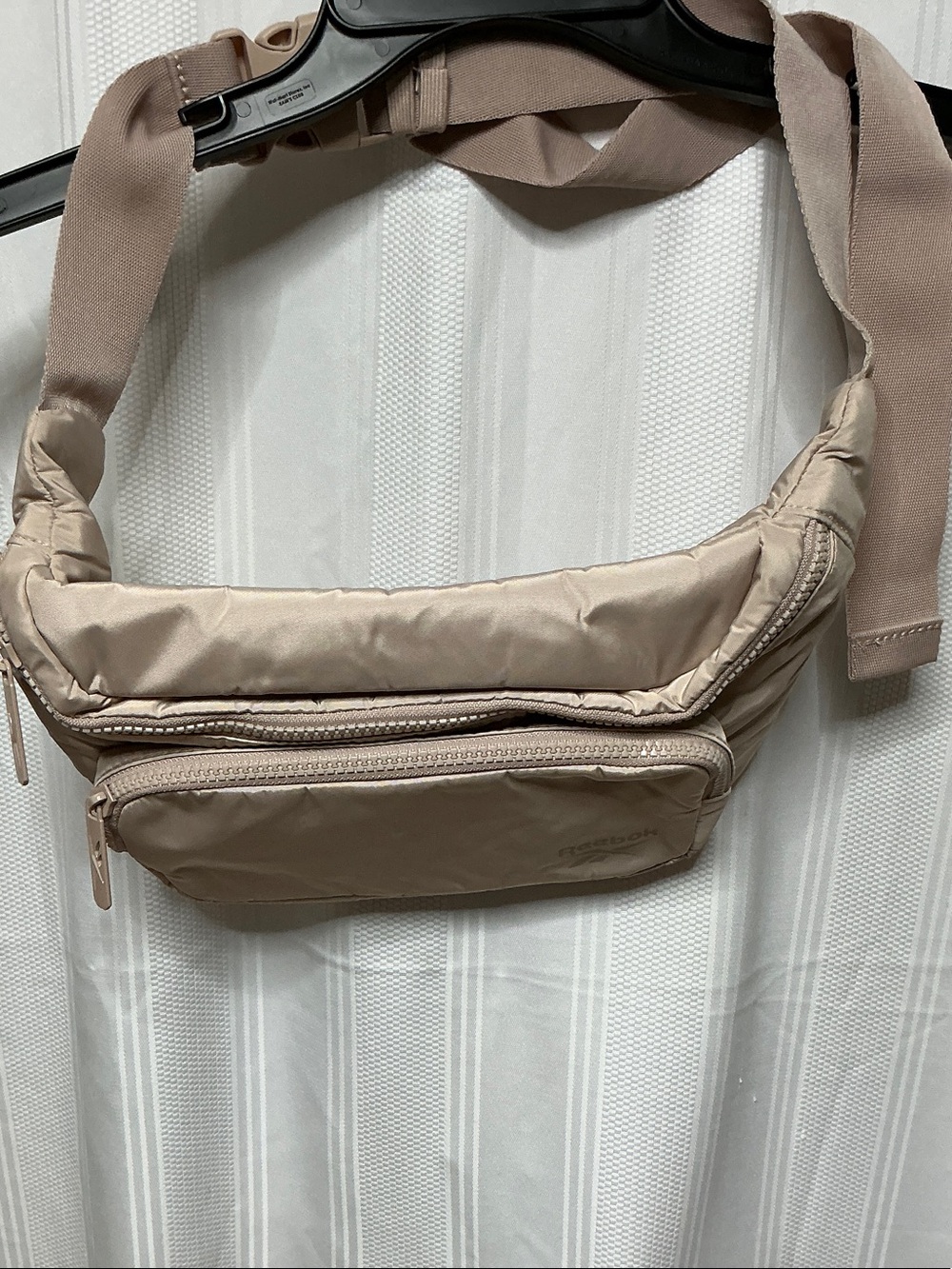 Reebok Neutral Beige Crossbody Belt Bag